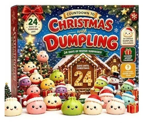 Calendrier de l'Avent « Petits Raviolis de Noël » | 24 squishies surprises - Petitsbeautes