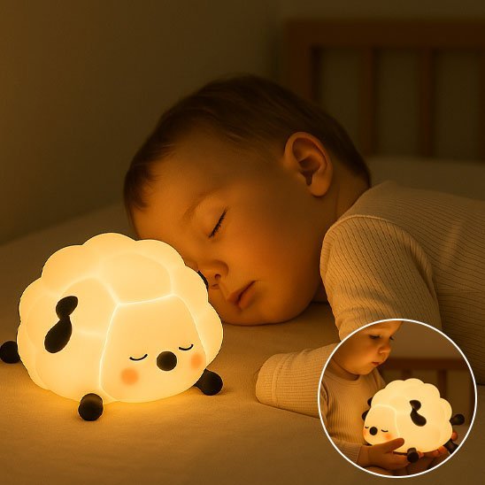 Veilleuse Bébé LED 7 Couleurs | NuitSereine - Petitsbeautes