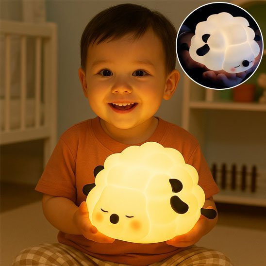 Veilleuse Bébé LED 7 Couleurs | NuitSereine - Petitsbeautes