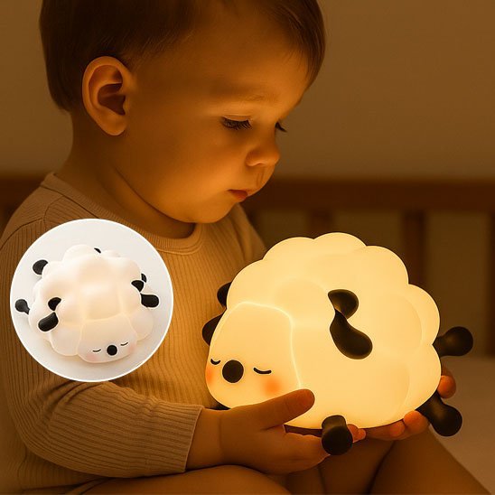 Veilleuse Bébé LED 7 Couleurs | NuitSereine - Petitsbeautes