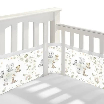 2 - Pack Breathable Mesh Crib Bumpers – Summer Baby Bedding Set for Newborn Cot Safety (Copie) (Copie) (Copie) - Petitsbeautes