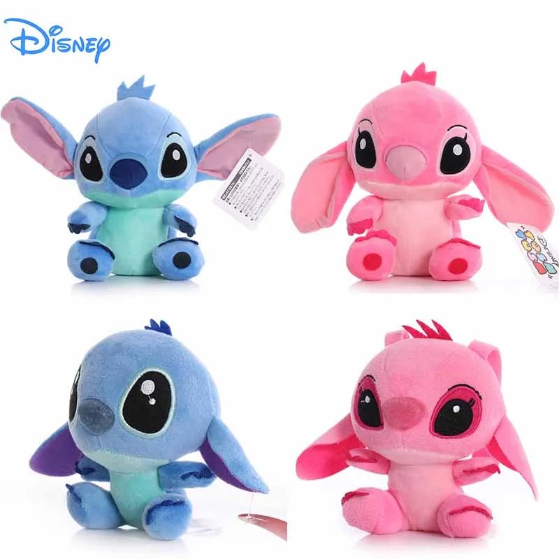 20cm Stitch Stuffed Plush Models Cartoon Stuffed Lilo Plush Dolls Anime Plush Baby Toys Kawaii Kids Birthday Gift - Petitsbeautes