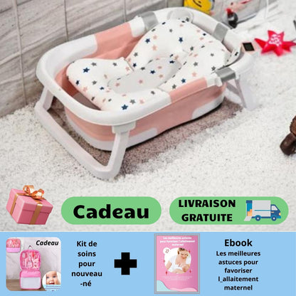 Flexi BB™/Baignoire pliante  pour bébé avec thermomètre