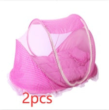 Pliable Bébé Moustiquaire Avec Oreiller + Net 2 pièces Ensemble