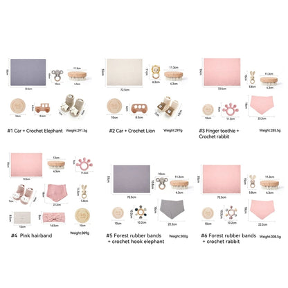 Coffret naissance bain et câlin | 7 pièces