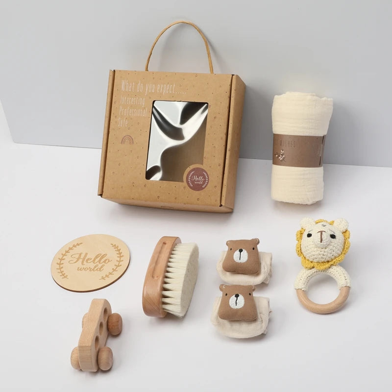 Coffret naissance bain et câlin | 7 pièces