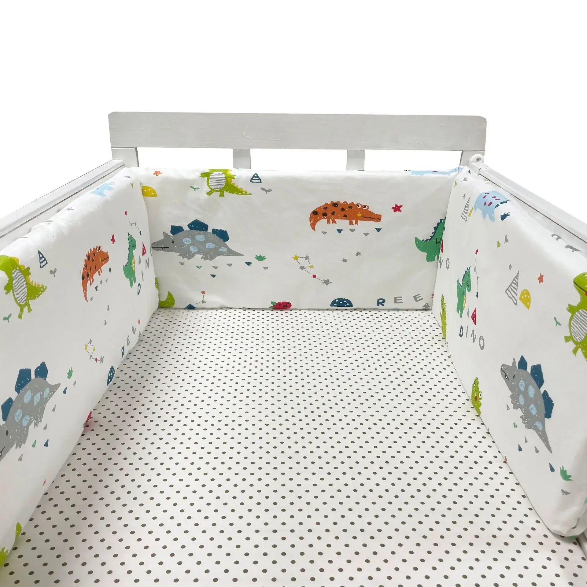 Baby Bed Thicken Bumpers Zipper Design One - piece Crib Around Cushion Cot Protector Pillows 200*30 CM - Petitsbeautes