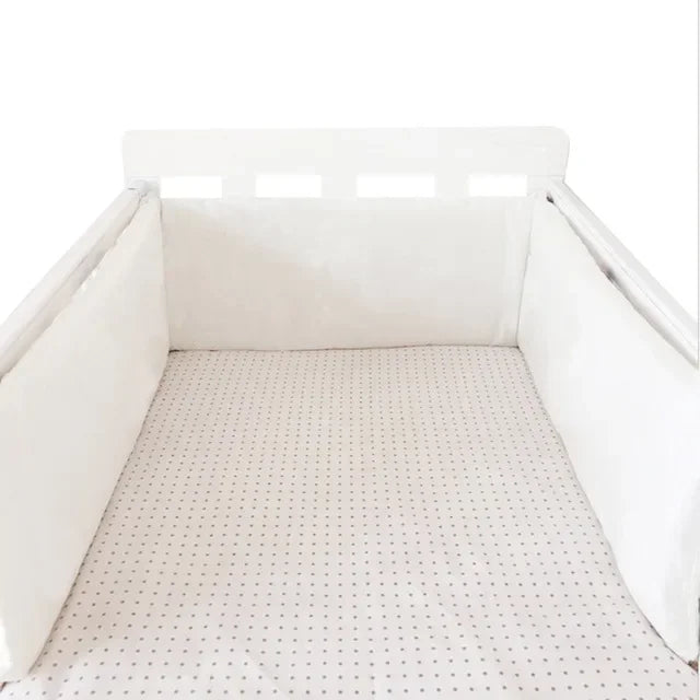 Baby Bed Thicken Bumpers Zipper Design One - piece Crib Around Cushion Cot Protector Pillows 200*30 CM - Petitsbeautes