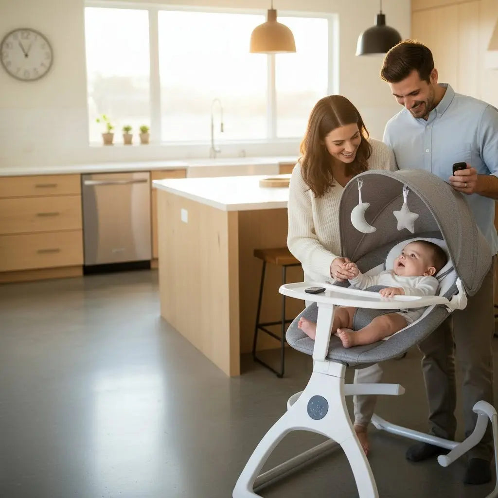 Balancelle bebe électrique - Petitsbeautes