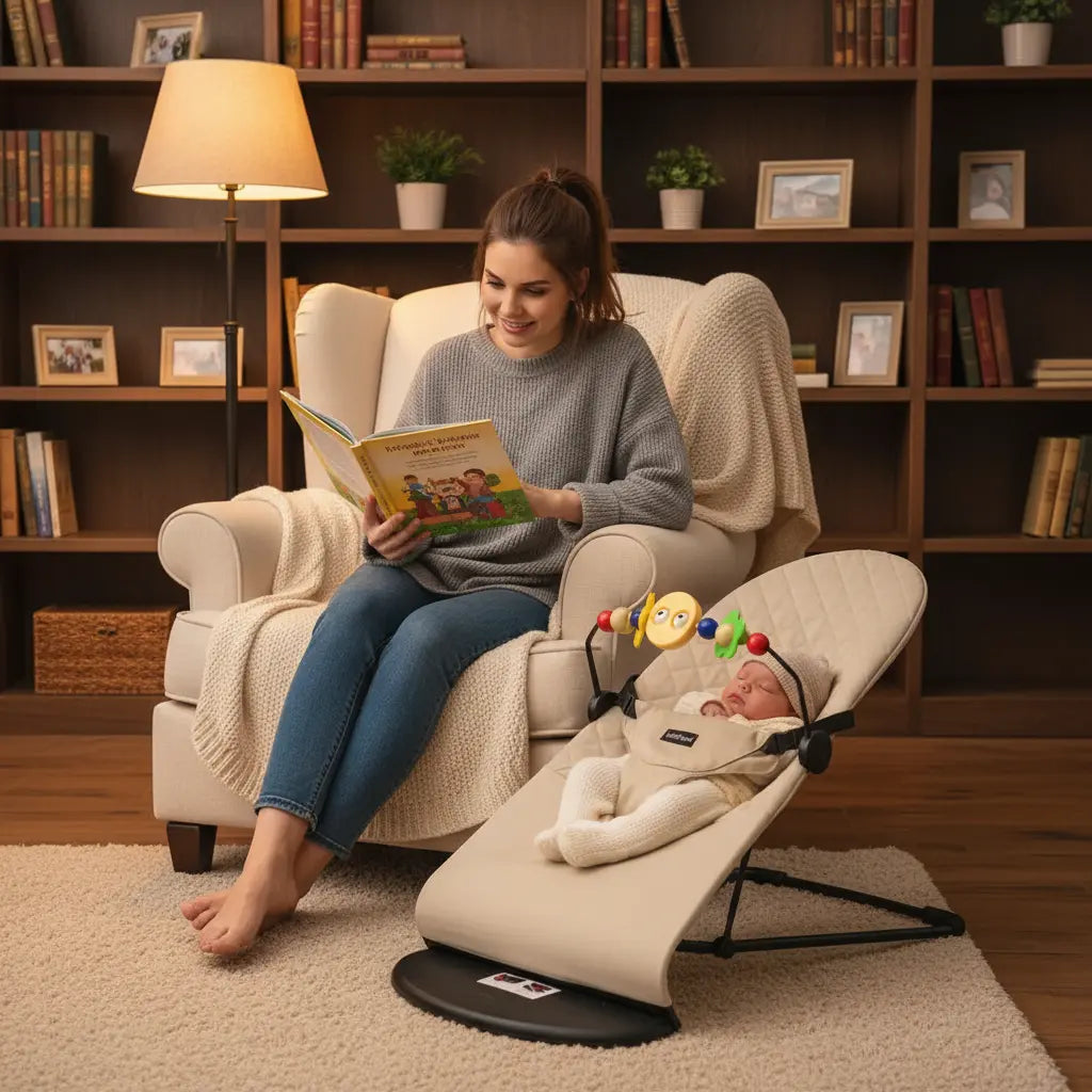 Balancelle Bébé Transat 3 Positions | Confort Premium - Petitsbeautes