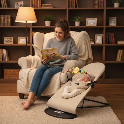 Balancelle Bébé Transat 3 Positions | Confort Premium - Petitsbeautes