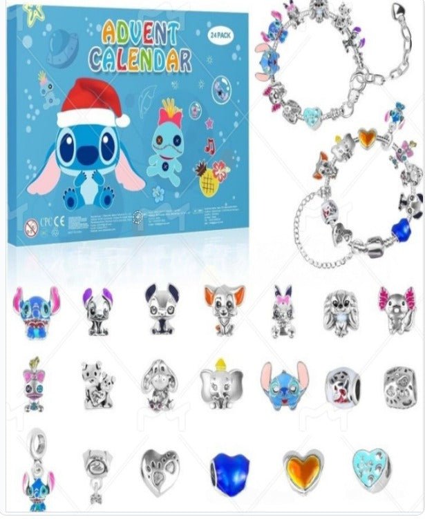 Idée cadeau Noël enfant : calendrier de l'Avent bracelet à breloques