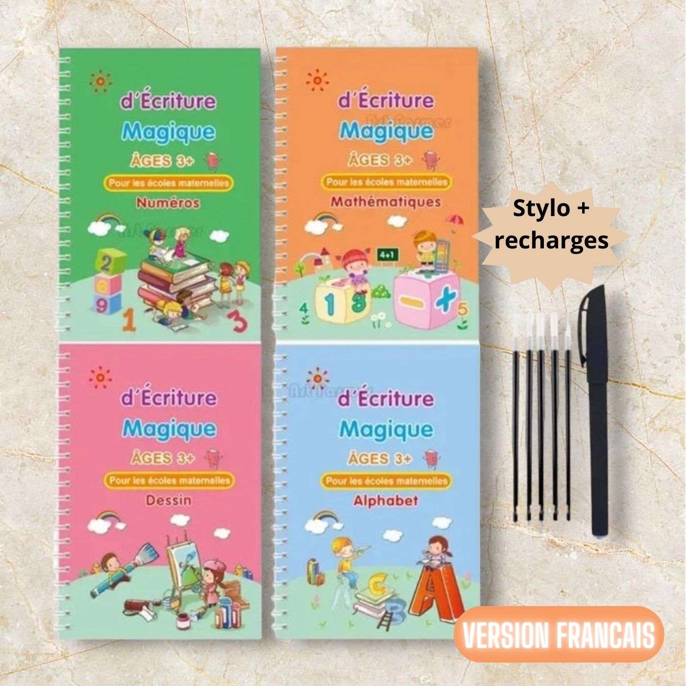 Calli - Magique™/Cahiers de calligraphie magique pour Enfants. - Petitsbeautes