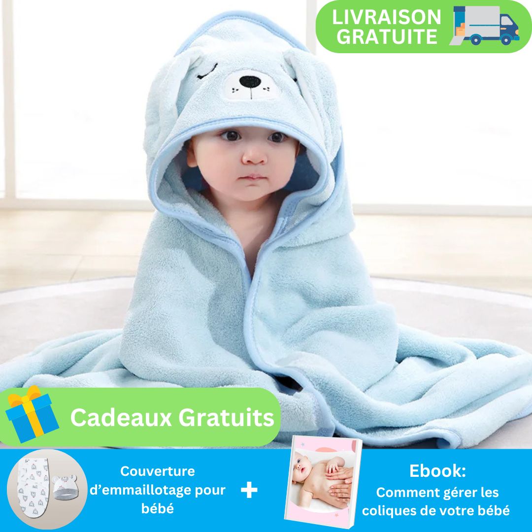 Cape de bain bébé|BB - Confort™ - Petitsbeautes
