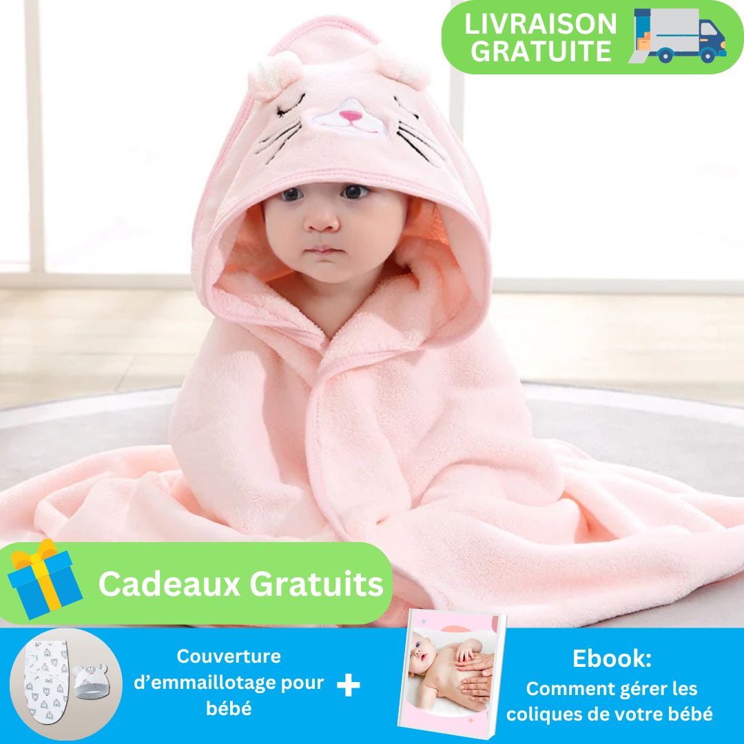 Cape de bain bébé|BB - Confort™ - Petitsbeautes