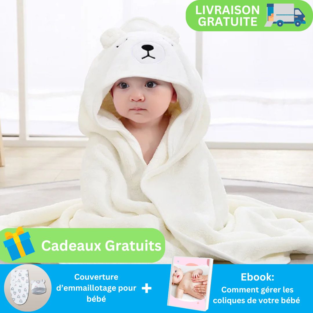 Cape de bain bébé|BB - Confort™ - Petitsbeautes