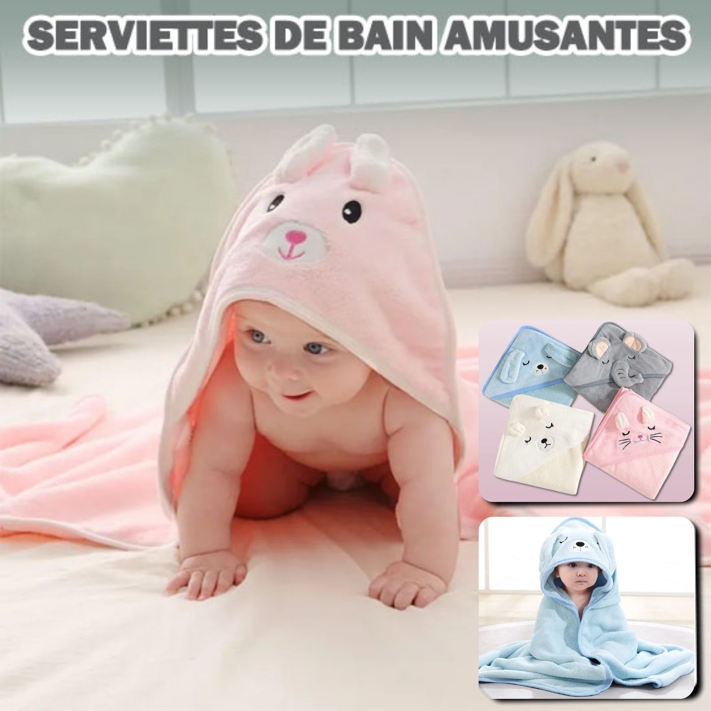Cape de bain bébé|BB - Confort™ - Petitsbeautes