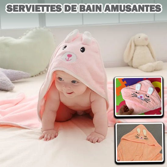 Cape de bain pour bebe | Splash - Douillet™ - Petitsbeautes