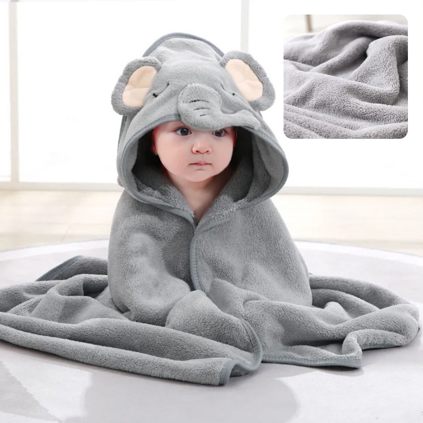 Cape de bain pour bebe/ Tendresse et Bain™ - Petitsbeautes