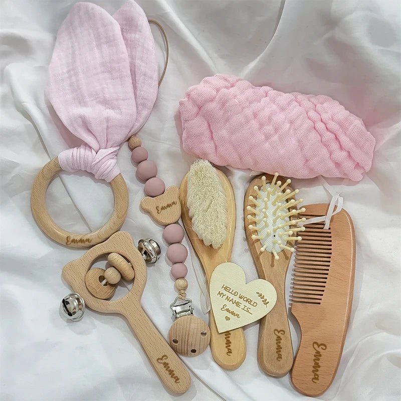 Coffret naissance personnalisé prénom | Bois 8 pièces 2