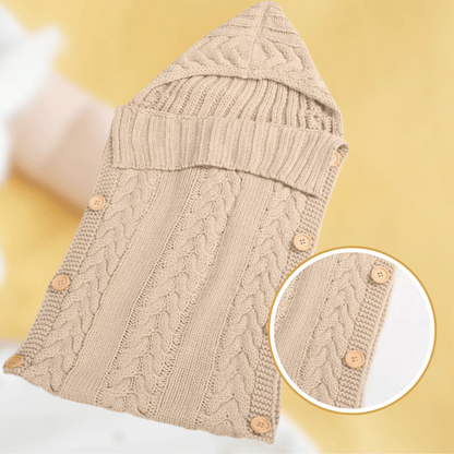 Couverture pour emmaillotage | Câlin Tricoté™ - Petitsbeautes