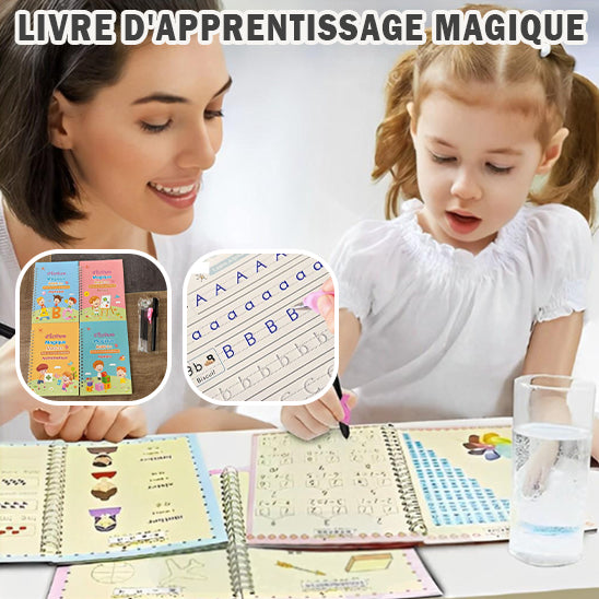 Calli-Magique™/Cahiers de calligraphie magique pour Enfants.