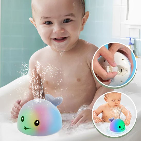 Jouet de bain pour bebe/ Baleine Lumi™ - Petitsbeautes