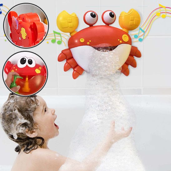 Jouets de bain /Crabe à bulles musical - Petitsbeautes