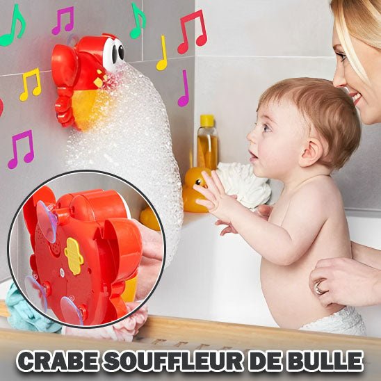 Jouets de bain /Crabe à bulles musical - Petitsbeautes