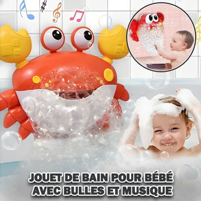 Jouets de bain /Crabe à bulles musical - Petitsbeautes