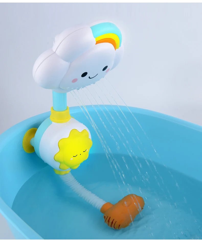 Jouets de bain / Douche bebe arc - en - ciel - Petitsbeautes