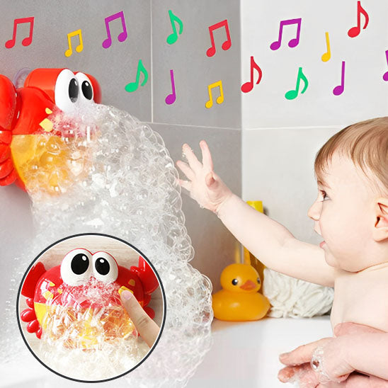 Jouets de bain /Crabe à bulles musical