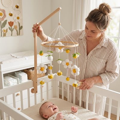 Mobile bébé | Fleurs et Abeilles - Petitsbeautes