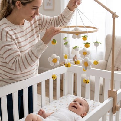 Mobile bébé | Fleurs et Abeilles - Petitsbeautes