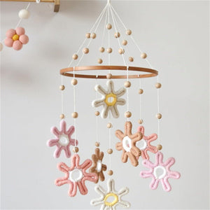 Mobile bébé | Fleurs Pastel - Petitsbeautes