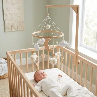 Mobile bébé | Mouton et Nuages - Petitsbeautes