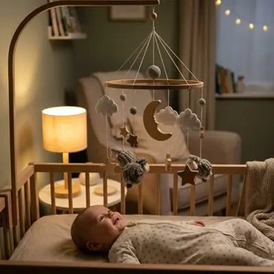 Mobile bébé | Mouton et Nuages - Petitsbeautes