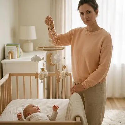 Mobile bébé | Mouton et Nuages - Petitsbeautes