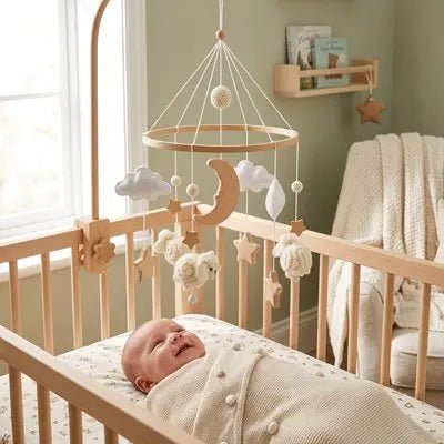 Mobile bébé | Mouton et Nuages - Petitsbeautes