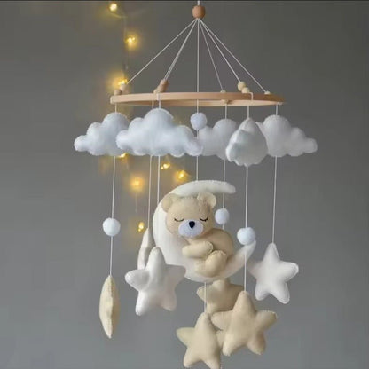 Mobile bébé | Ourson Endormi sur la Lune 2