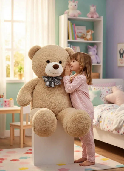 Ours en Peluche Géant XXL Doux | 80 - 140cm Compagnon Enfant - Petitsbeautes