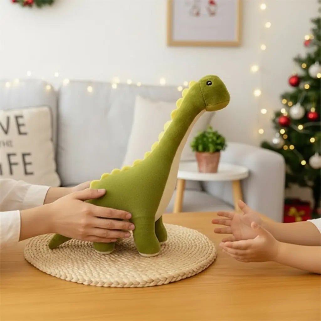 Peluche Dinosaure Sauropode Douce | 50 - 80cm Compagnon Enfants - Petitsbeautes