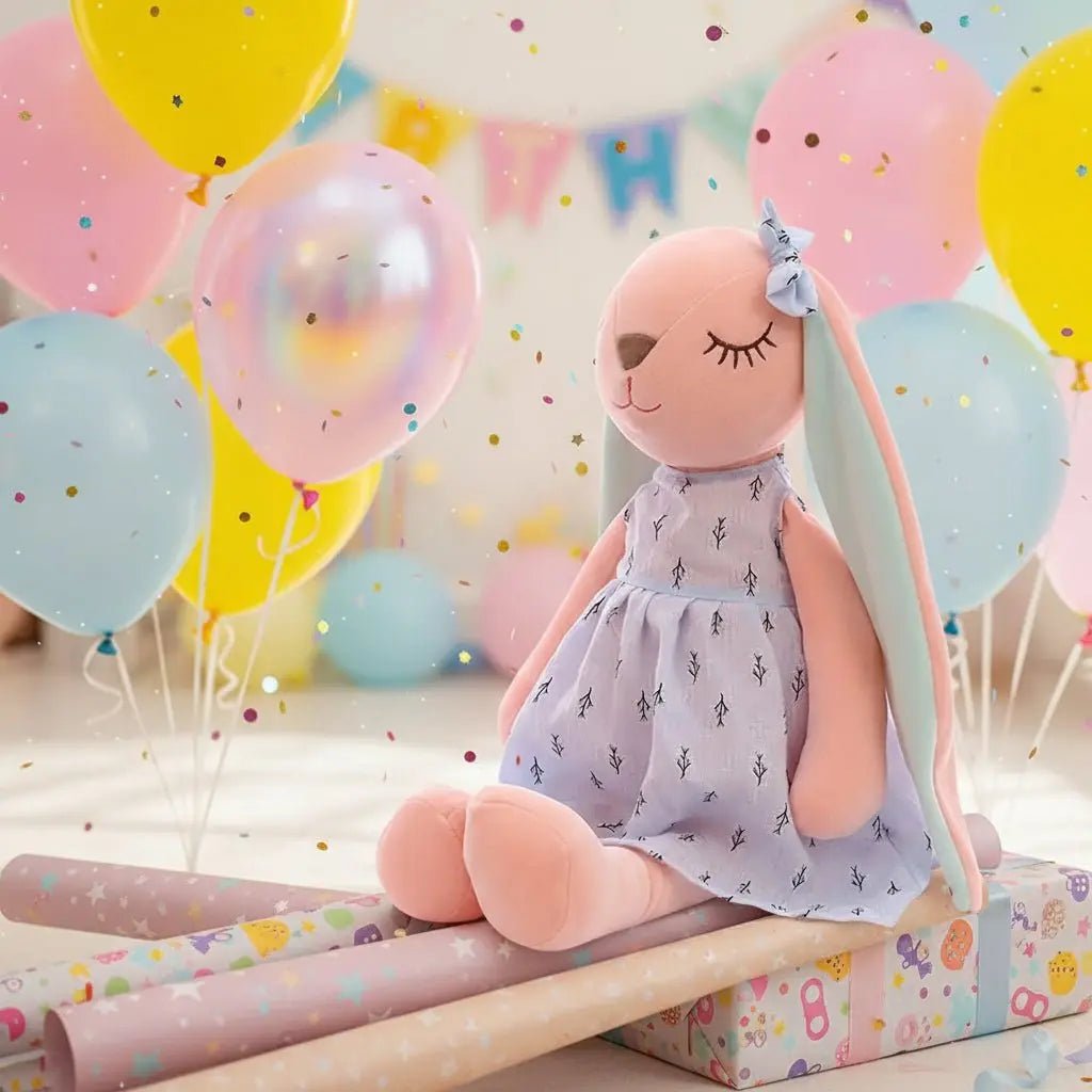 Peluche Lapin Doudou Ultra - Douce | Compagnon Câlin Sommeil Enfant - Petitsbeautes