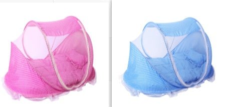 Pliable Bébé Moustiquaire Avec Oreiller + Net 2 pièces Ensemble - Petitsbeautes