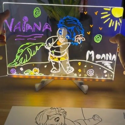 Tableau de dessin lumineux pour enfants - Petitsbeautes