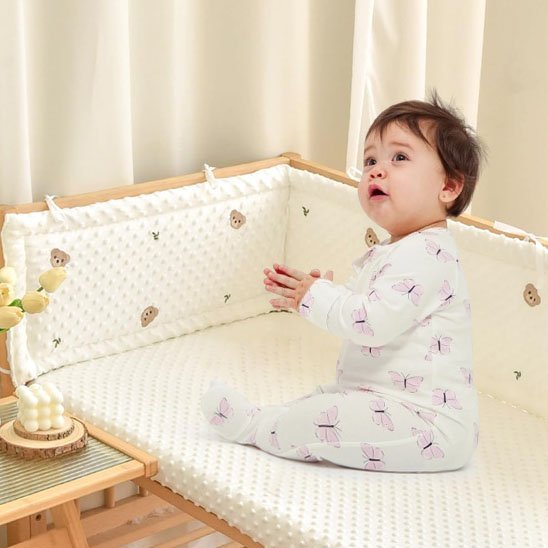 Tour de lit bébé | 100% Coton Bio - Petitsbeautes