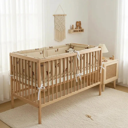 Tour de lit bébé 100% Coton Bio | Doux & Sécurisé - Petitsbeautes