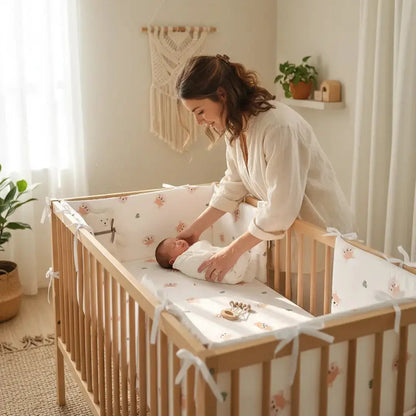 Tour de lit bébé 100% Coton Bio | Doux & Sécurisé - Petitsbeautes
