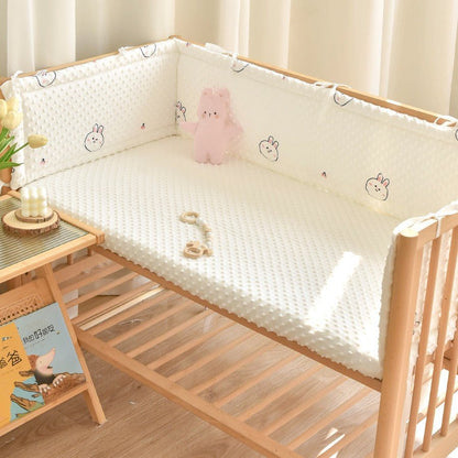 Tour de Lit Bébé Velours 3D Protection Douce - Petitsbeautes