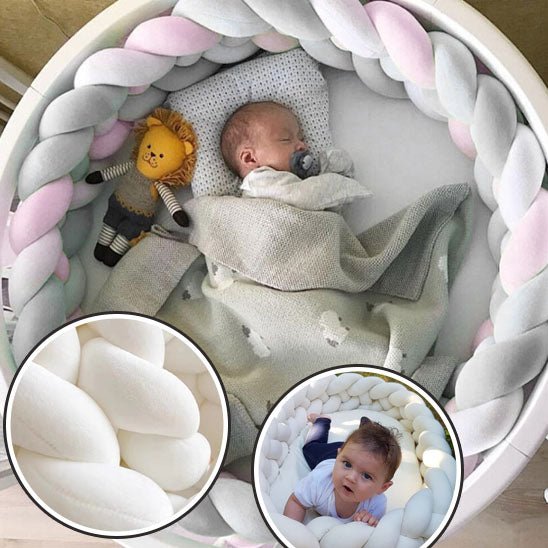 Tresse de Lit Bébé Coton Polyvalente Protection Douce - Petitsbeautes